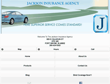 Tablet Screenshot of jacksoninsuranceagency.biz