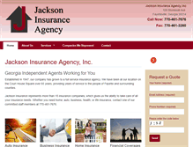 Tablet Screenshot of jacksoninsuranceagency.com
